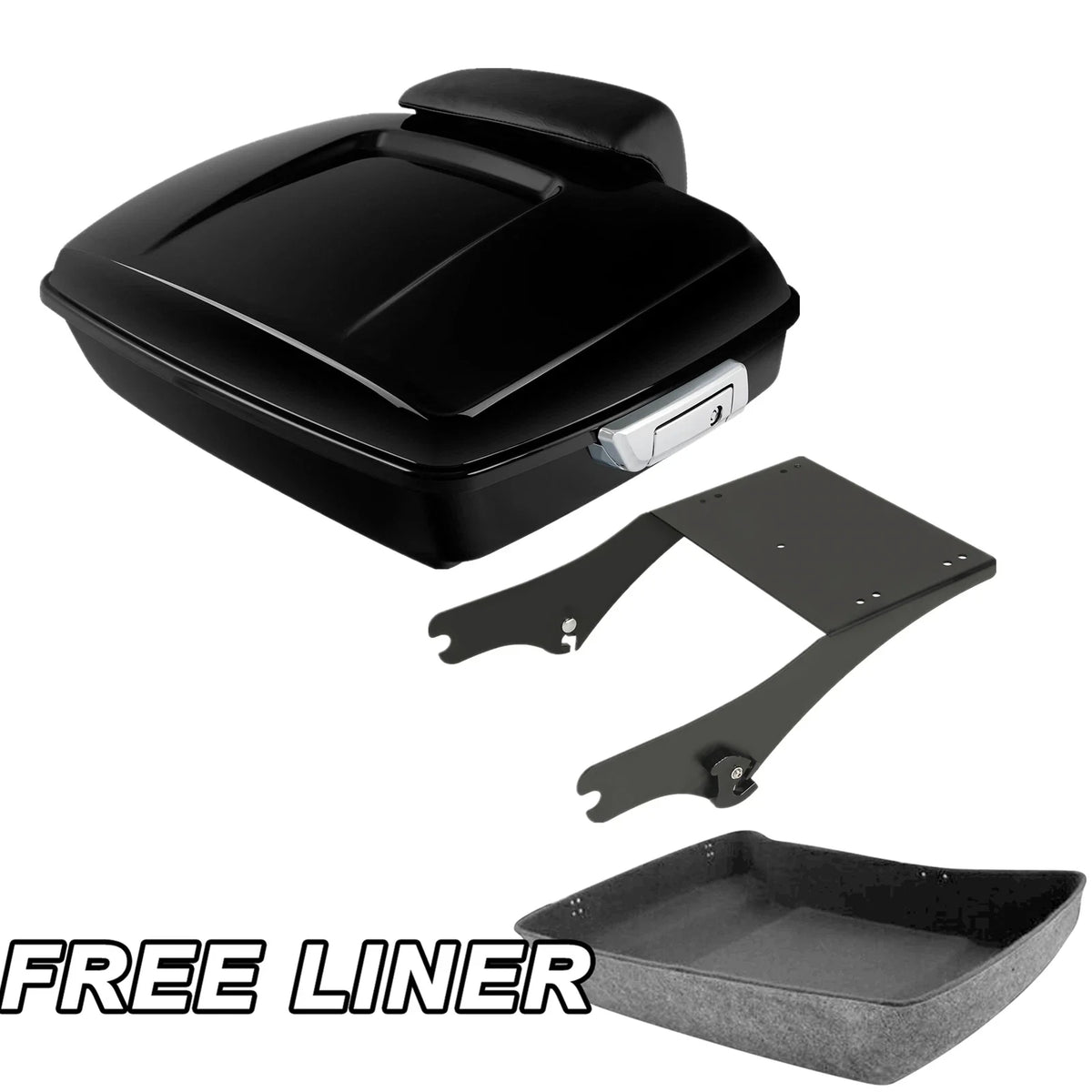 Chopped Trunk Mount Pad for Harley Touring Electra Road Glide 1997-2008