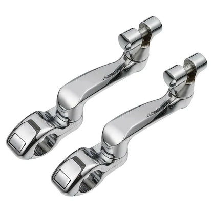 Engine Guard Foot Peg Mount 1 1/4" Adjustable for Harley Touring