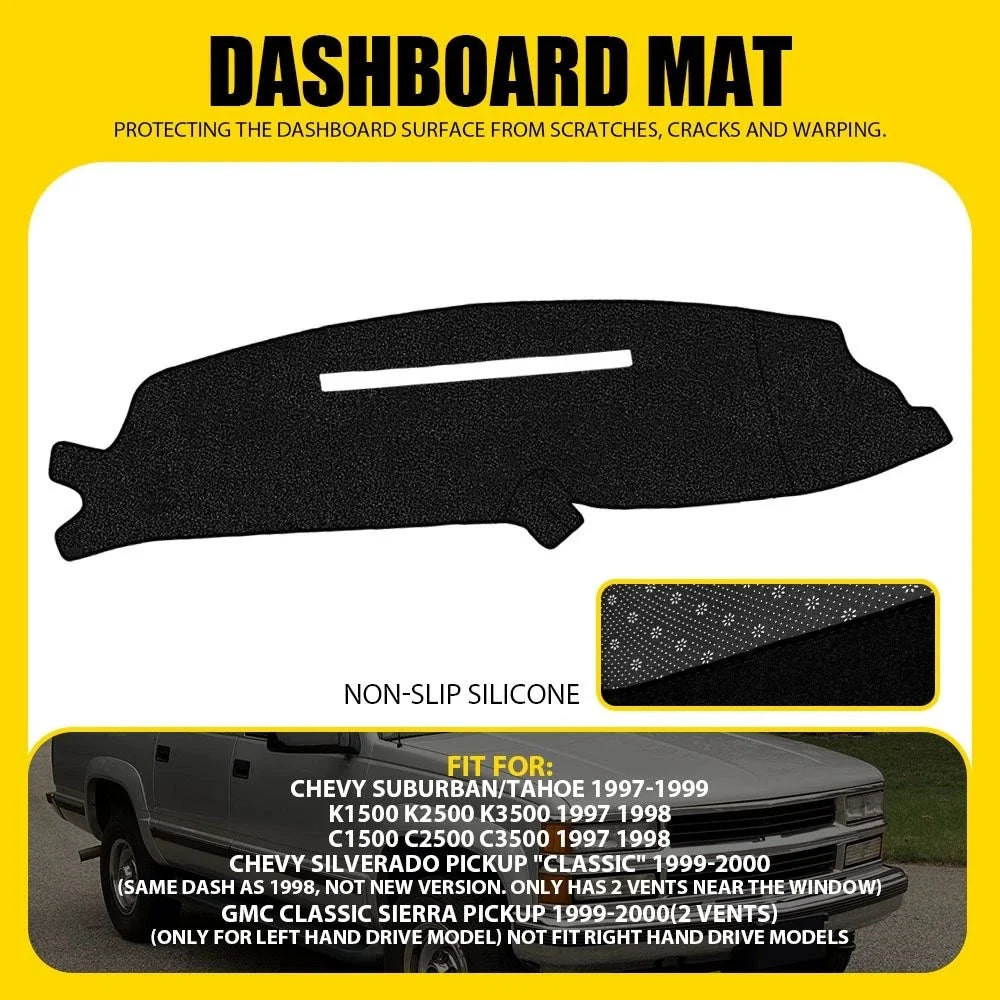 Anti-Slip Dashmat for Chevrolet GMC (H)