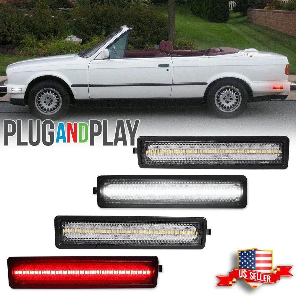 LED Side Marker Lights for BMW E30 3 Series & E34 5 Series (1982–1996)