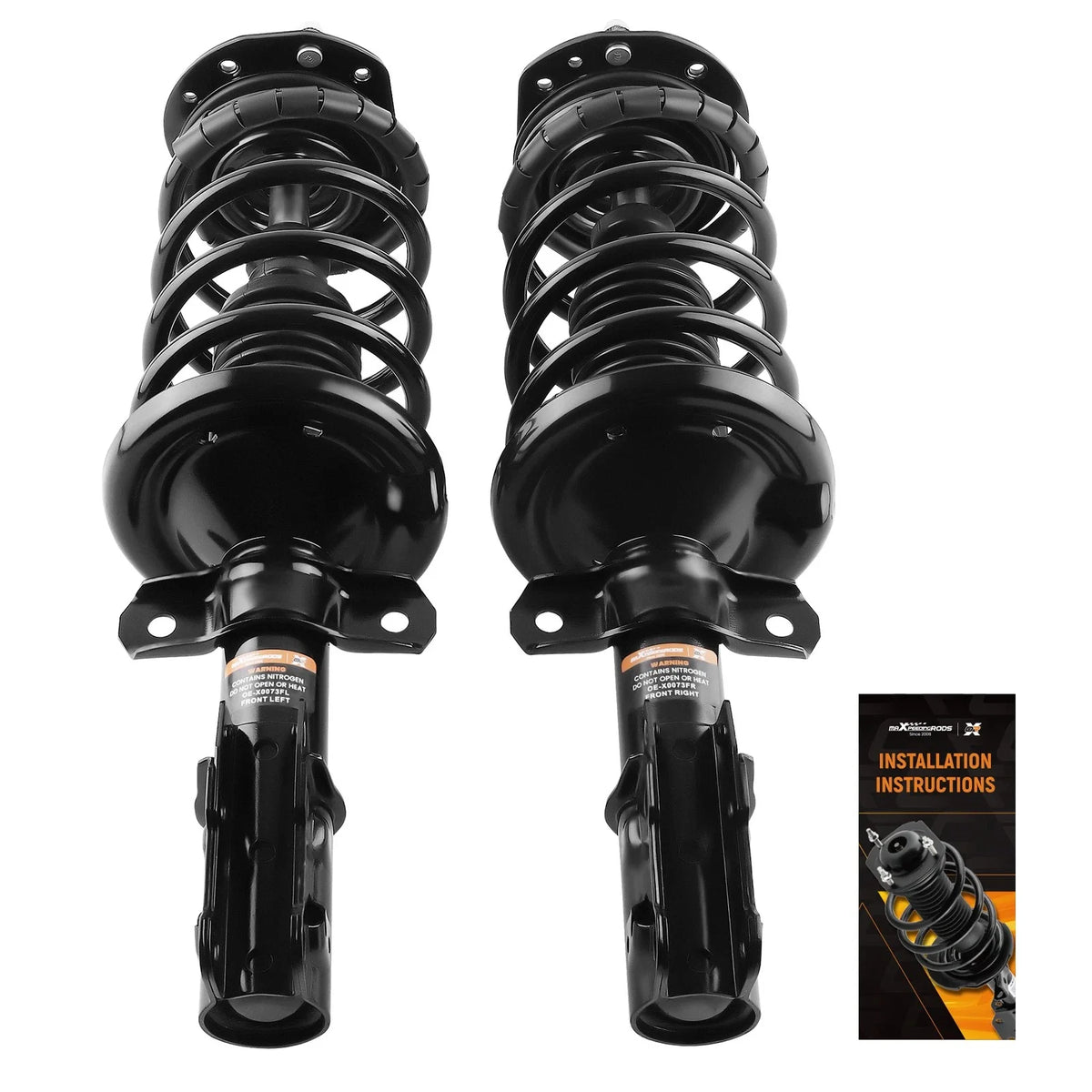 Set of 2 Front Shock Struts Assembly for Chevy Cobalt Pontiac G5 (2005–2010)