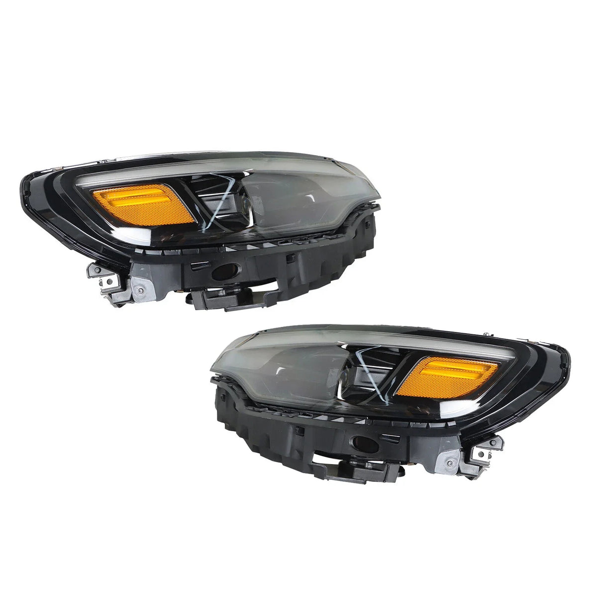 Full LED Headlight Assembly Pair for Jeep Cherokee (2019–2021)
