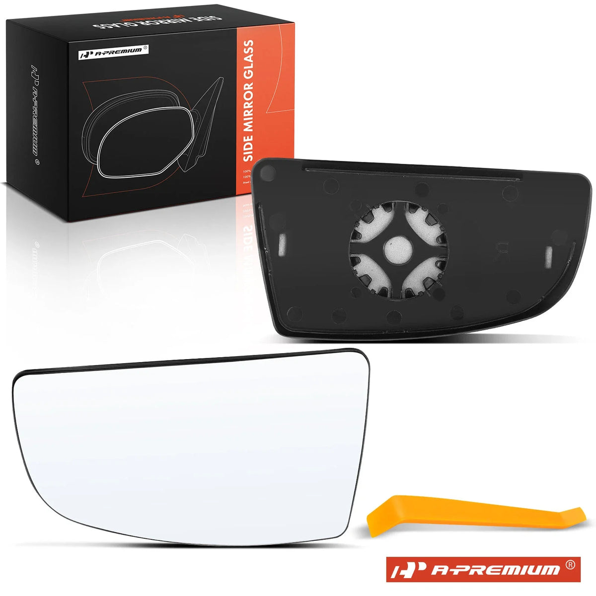 Passenger Lower Power Mirror Glass for Ford Transit-150 250 (2015–2019)