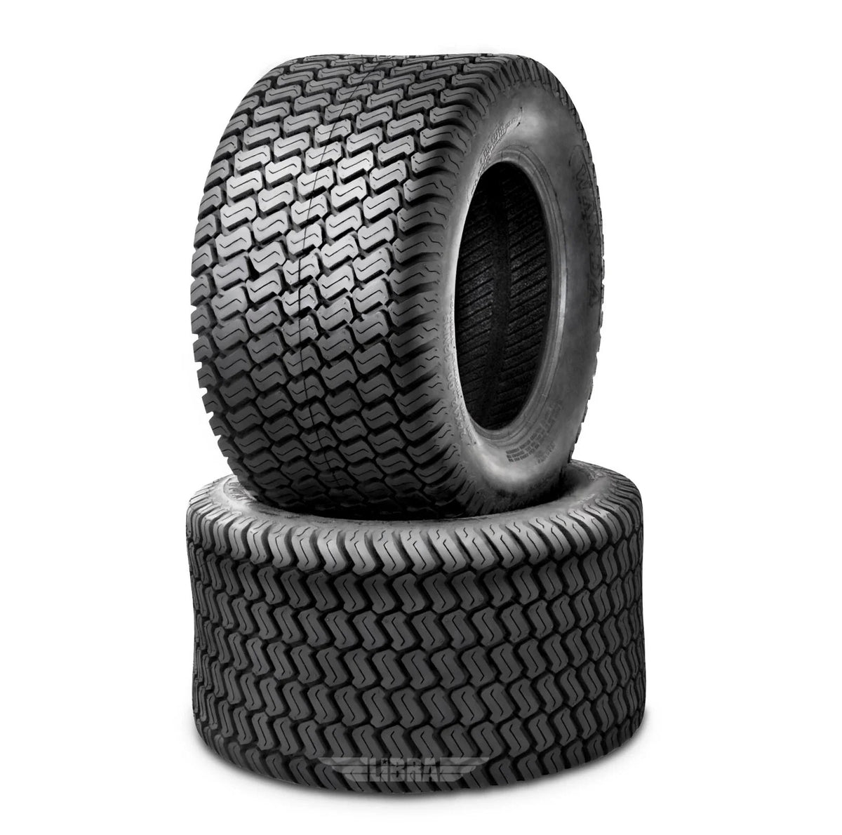 2X 24x12-12 Turf Tires for Lawn Mower Tractor (P332 /4PR - 13051)