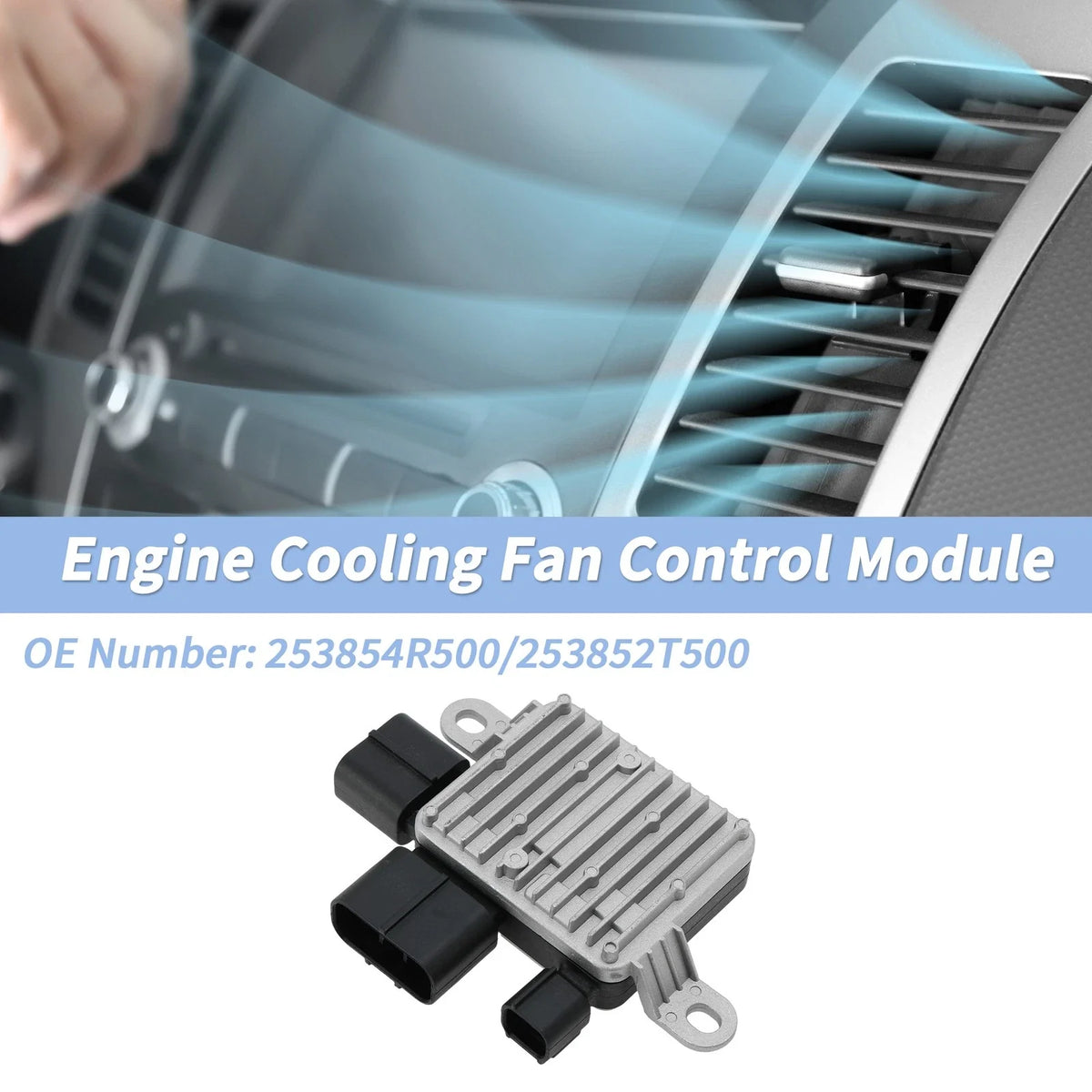 Engine Cooling Fan Control Module for Kia Soul (2017–2019) 253854R500