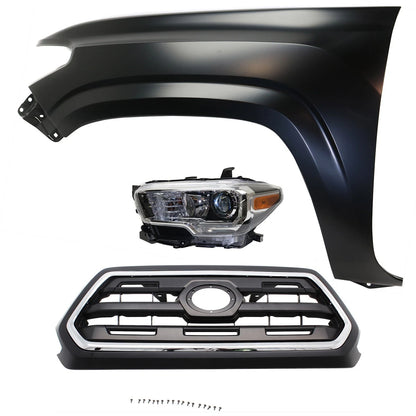 Driver Left Side Headlight for Toyota Tacoma (2016–2017)
