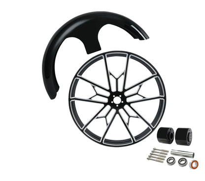 30" Front Rim & Fender with Dual Hub for Harley Road Glide 2008–2023