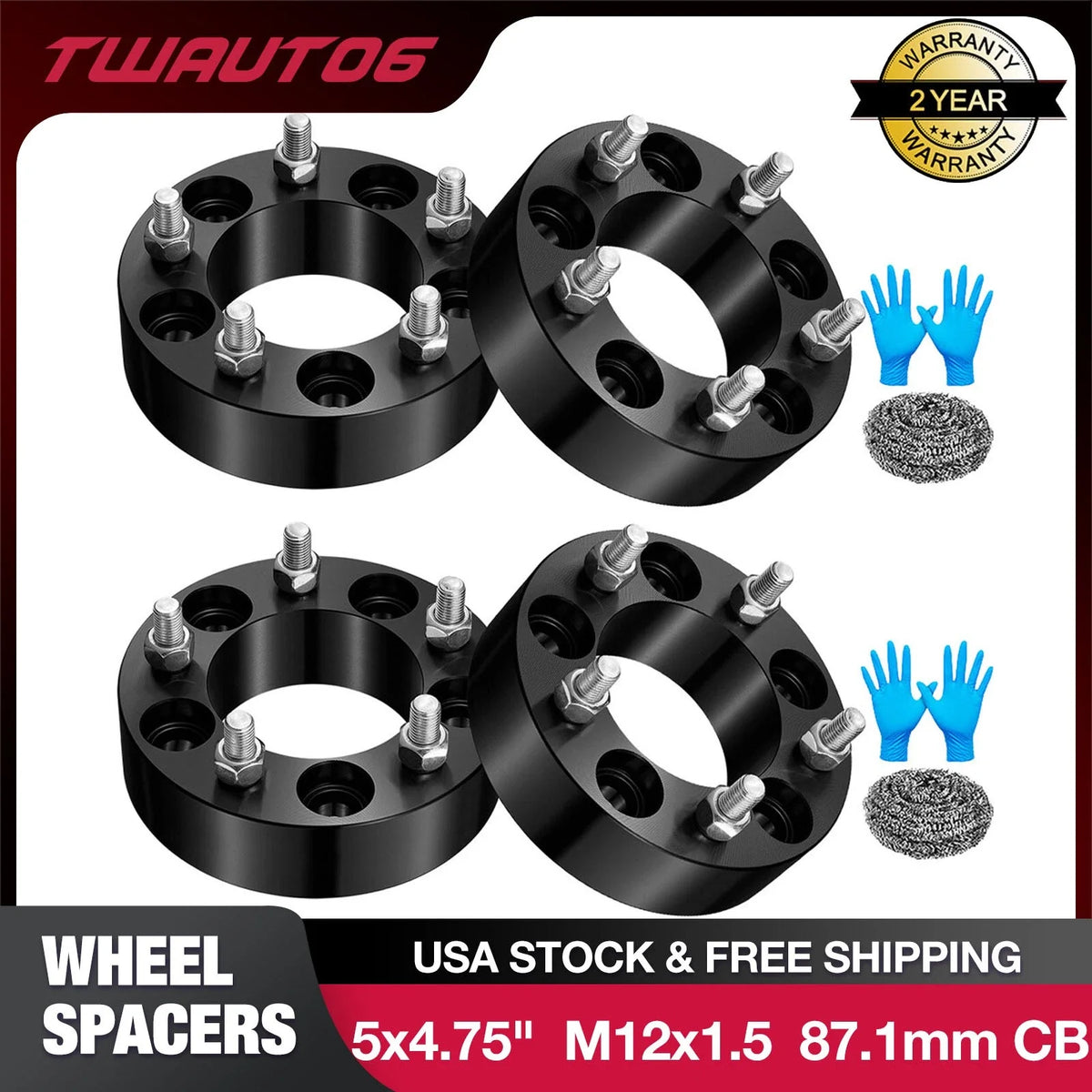 2" Wheel Spacers for Chevrolet S10 (1985–1993)