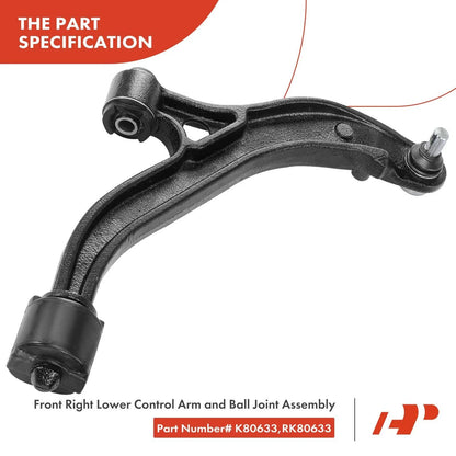 4 Front Sway Bar Links for Control Arm - Dodge Caravan 2008 to 2020