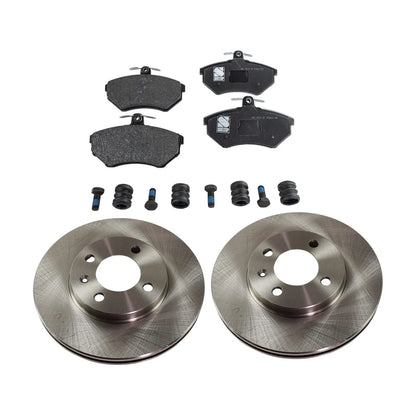 Disc Rotors and Brake Pads Kit for VW Golf Jetta Passat Cabrio