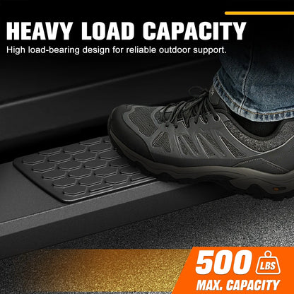Nerf Bars Step Pad Set of 2 Honeycomb for Ford F150 2004-2014