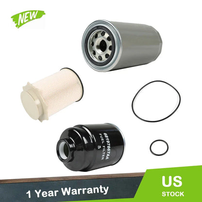 Fuel Filter and Oil Filter Set for Dodge Ram 2500 3500 Diesel (2013–2018)