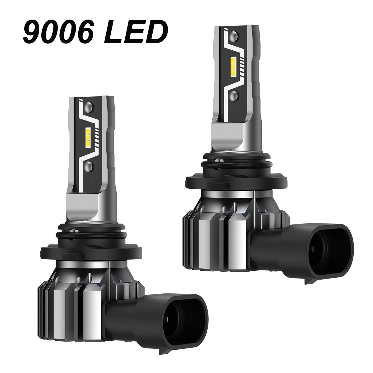 9005 and 9006 LED Headlight Bulbs Set for Various Cars