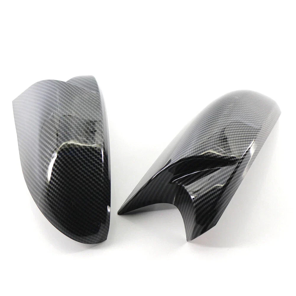 Gloss Black Rearview Mirror Caps for E81 E82 E87 E88 E90 E91 E92 (2007-2013)