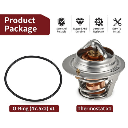 Thermostat with O-Ring 19300-ML7-003 for Honda Interceptor 700 VFR700F (1986–1987)