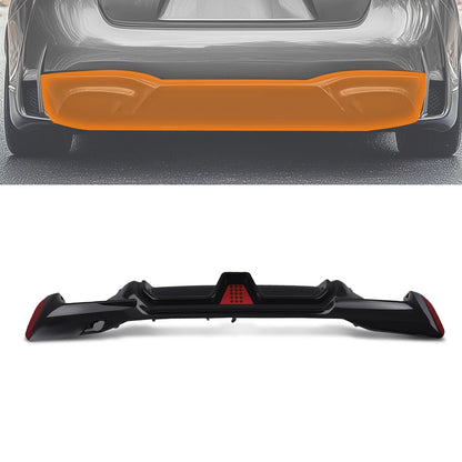LED Diffuser M5 CS Gloss Black for BMW 5 Series G30 G31 2017-2023