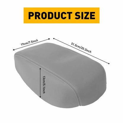 Center Console Lid Armrest Cover for Toyota Camry (2007–2011) Leather Gray
