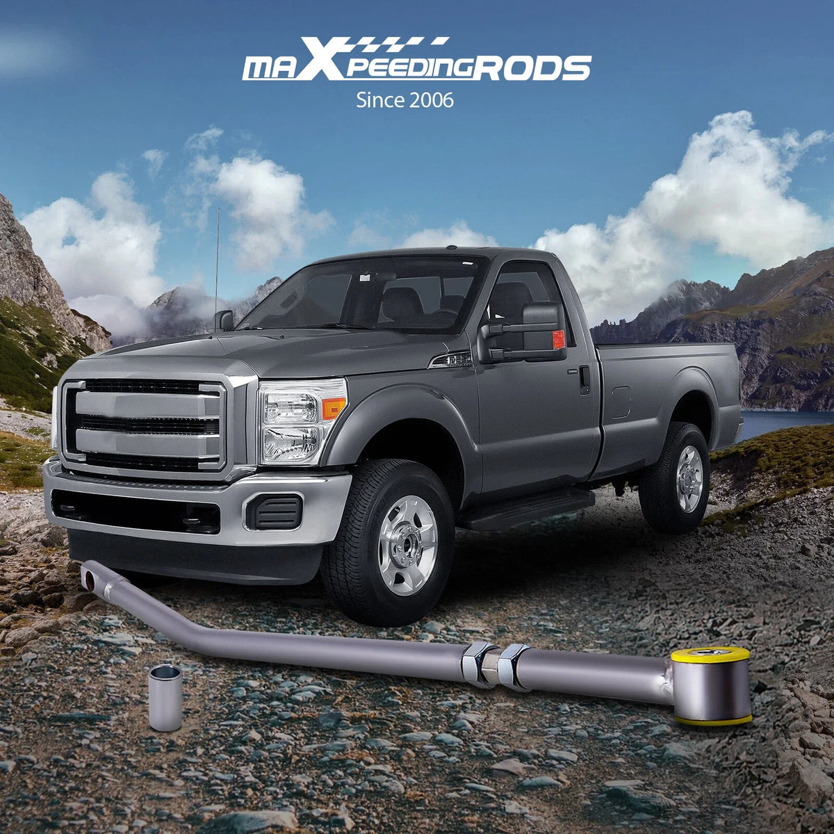 Adjustable Front Track Arm for Ford F250 (2005–2007) 0-6" Lift Kit