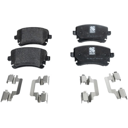 4-Piece NAO Brake Pads for Audi A8 Quattro 2004 to 2010
