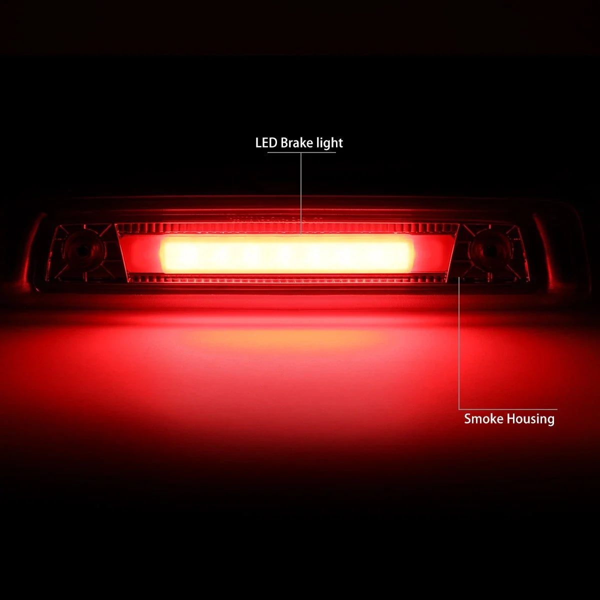 3D LED Bar for Jeep Commander (2006–2010) Rear Third Tail Brake Light Smoked