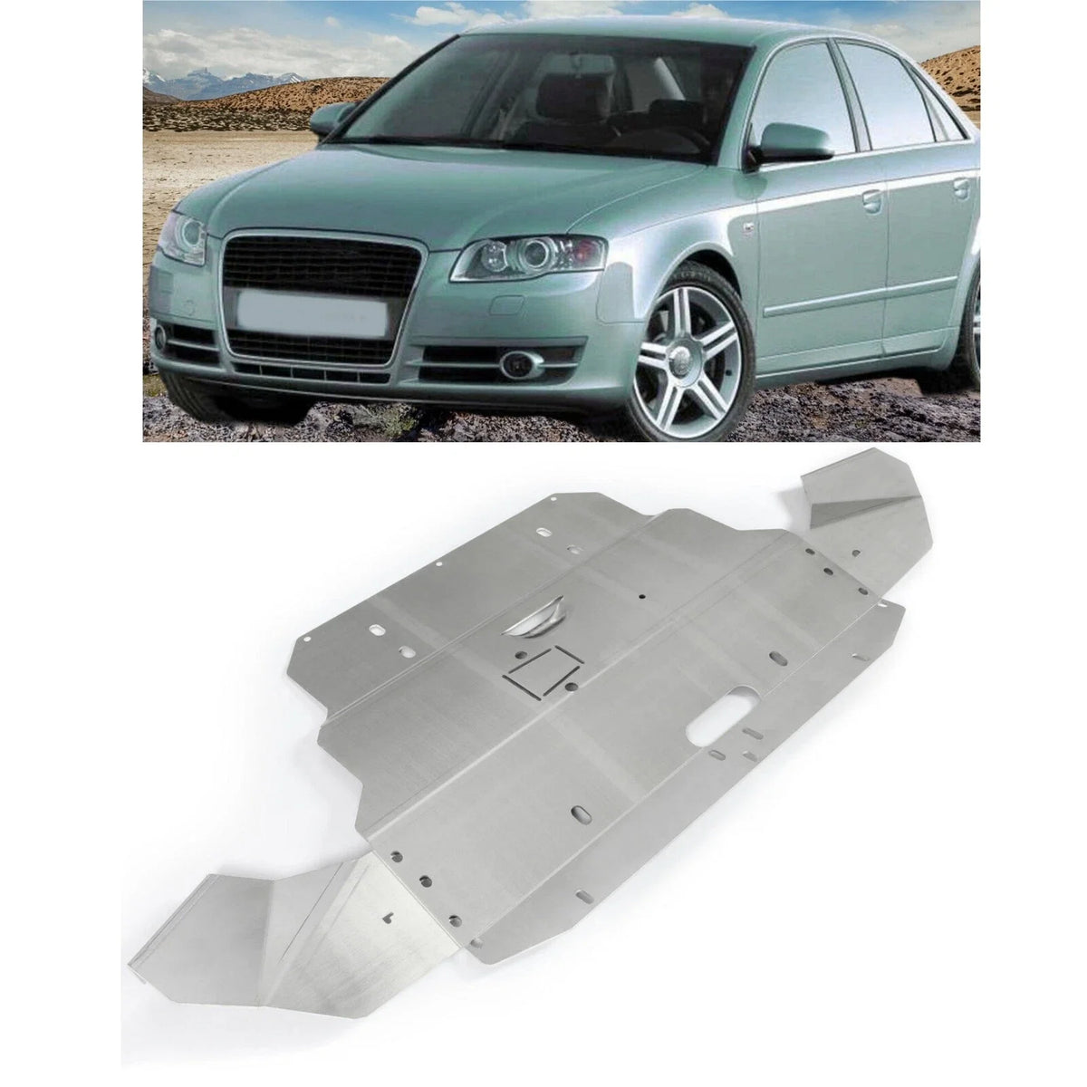 Aluminum Skid Plate Engine Splash Shield for Audi A4 S4 (1996–2008)