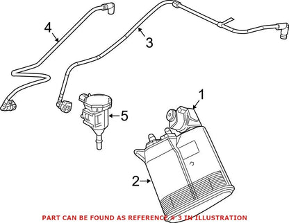 Vacuum Hose for Dodge Durango (2011–2023) OEM Mopar