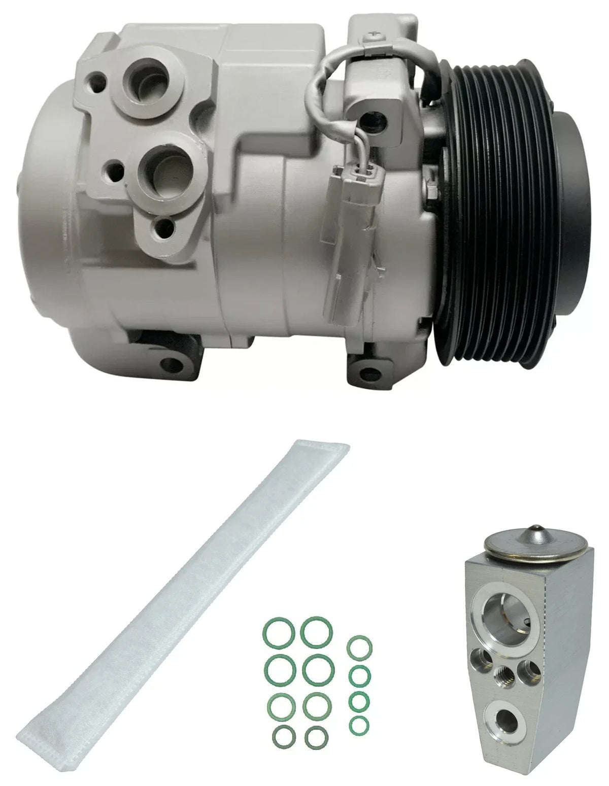 AC Compressor Kit Replacement for Ram 2500 6.7L Turbo (2018–2018)