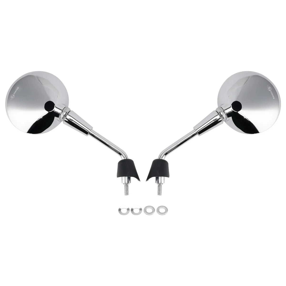 Mirror M8 Shorty Chrome for Piaggio Vespa Primavera 50 125 150 (2014–2023)