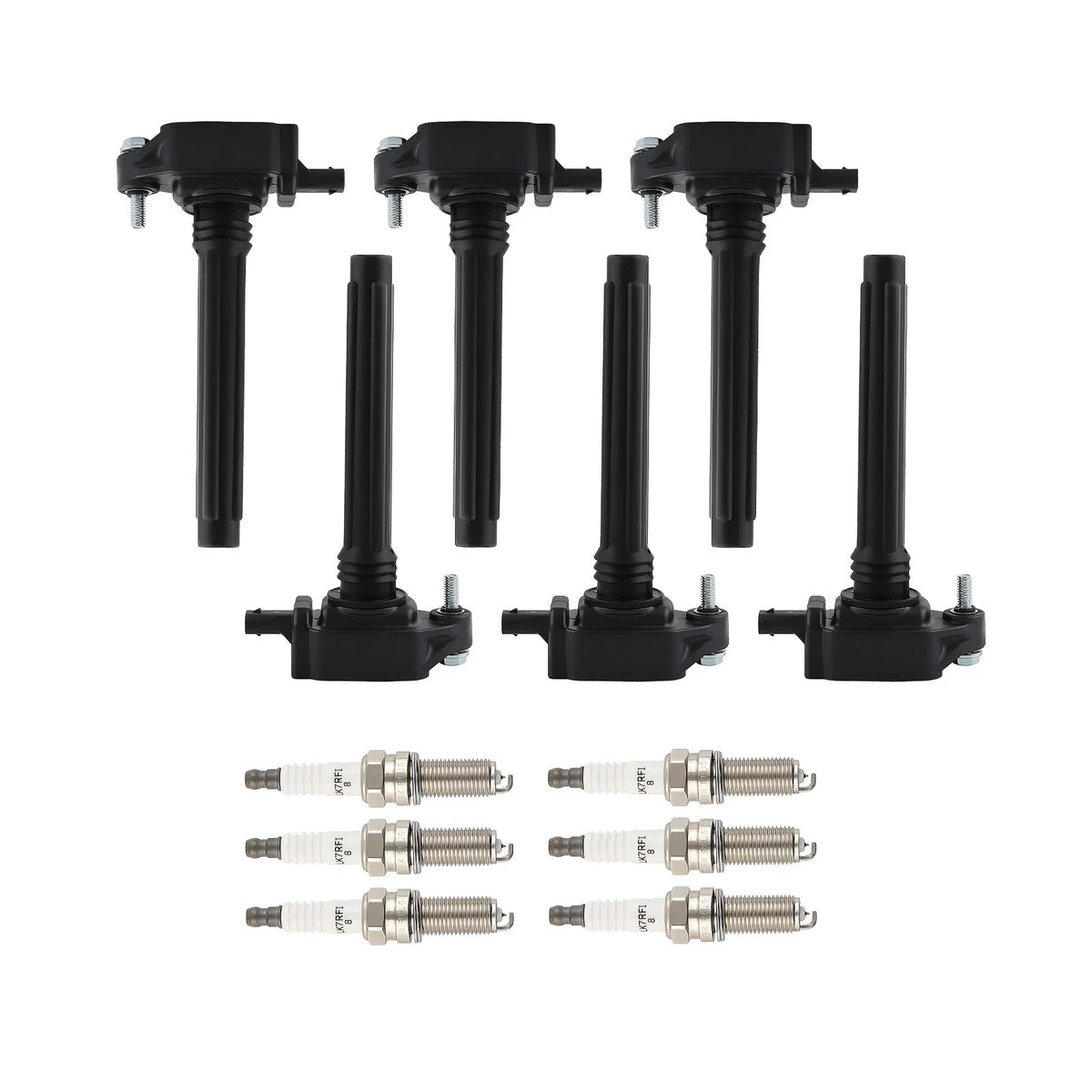 6PCS Ignition Coil & Spark Plug Set for Charger Challenger 2011-2023