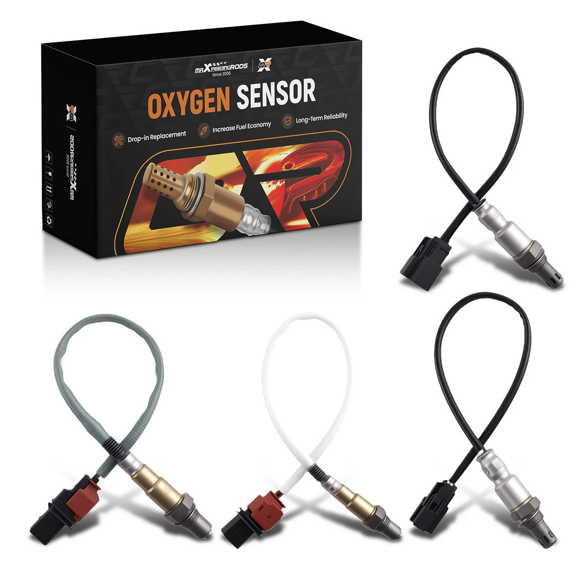 4X O2 Oxygen Sensor for Ford F-150 2.7L V6 Turbocharged (2015–2017)