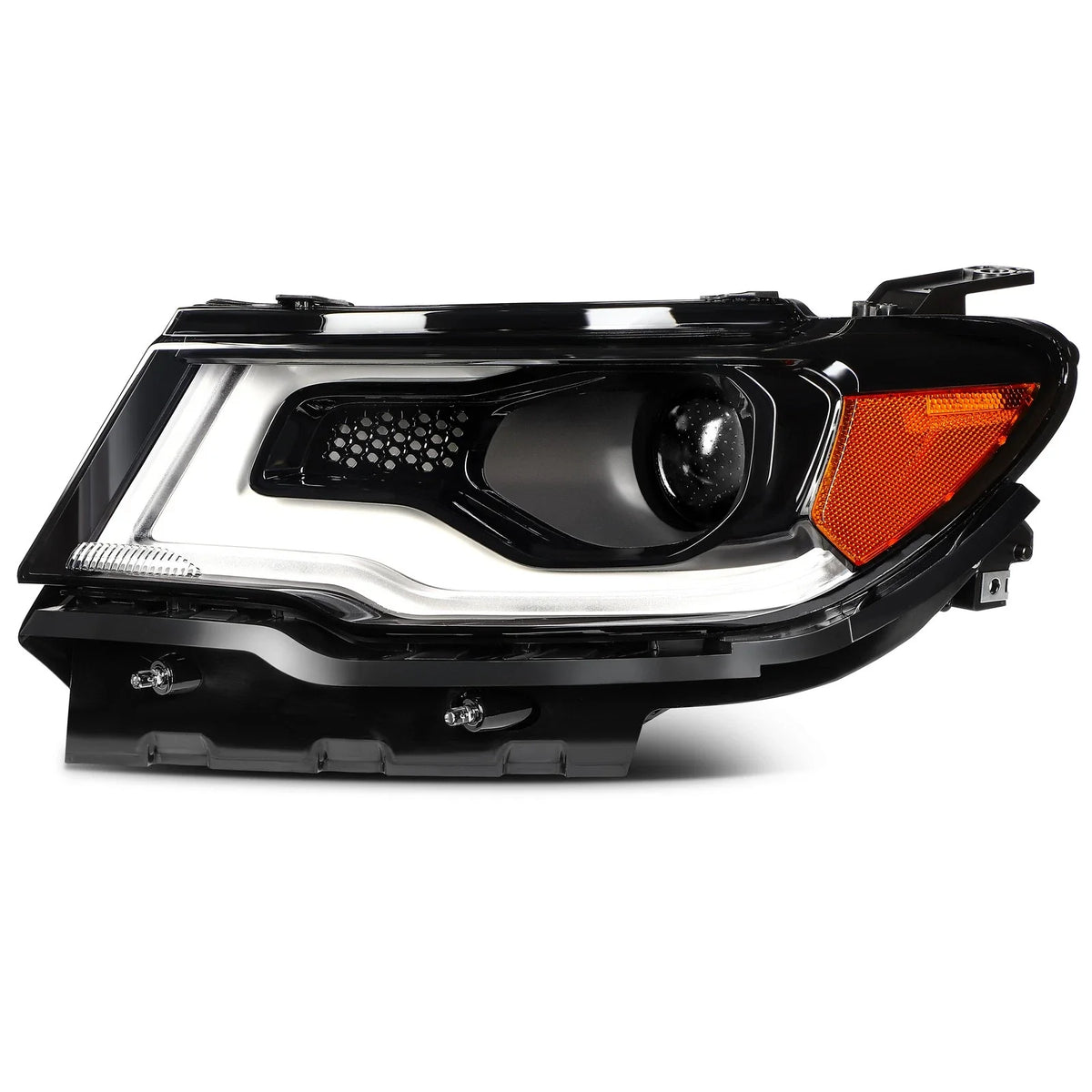Headlight for Jeep Compass (2017–2021) HID/Xenon w/LED DRL Projector Left