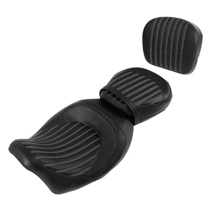 Driver Passenger Seat & Backrest for Harley Touring Electra Road Glide (2009–2023)