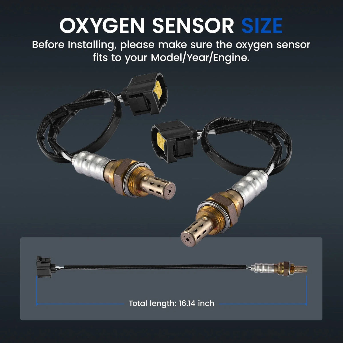 O2 Sensor Pair for 2004-2010 Dodge Dakota 15510