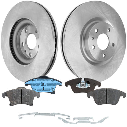 Brake Rotor and Pad Set for Ford Fusion, Lincoln MKZ (2013–2020)