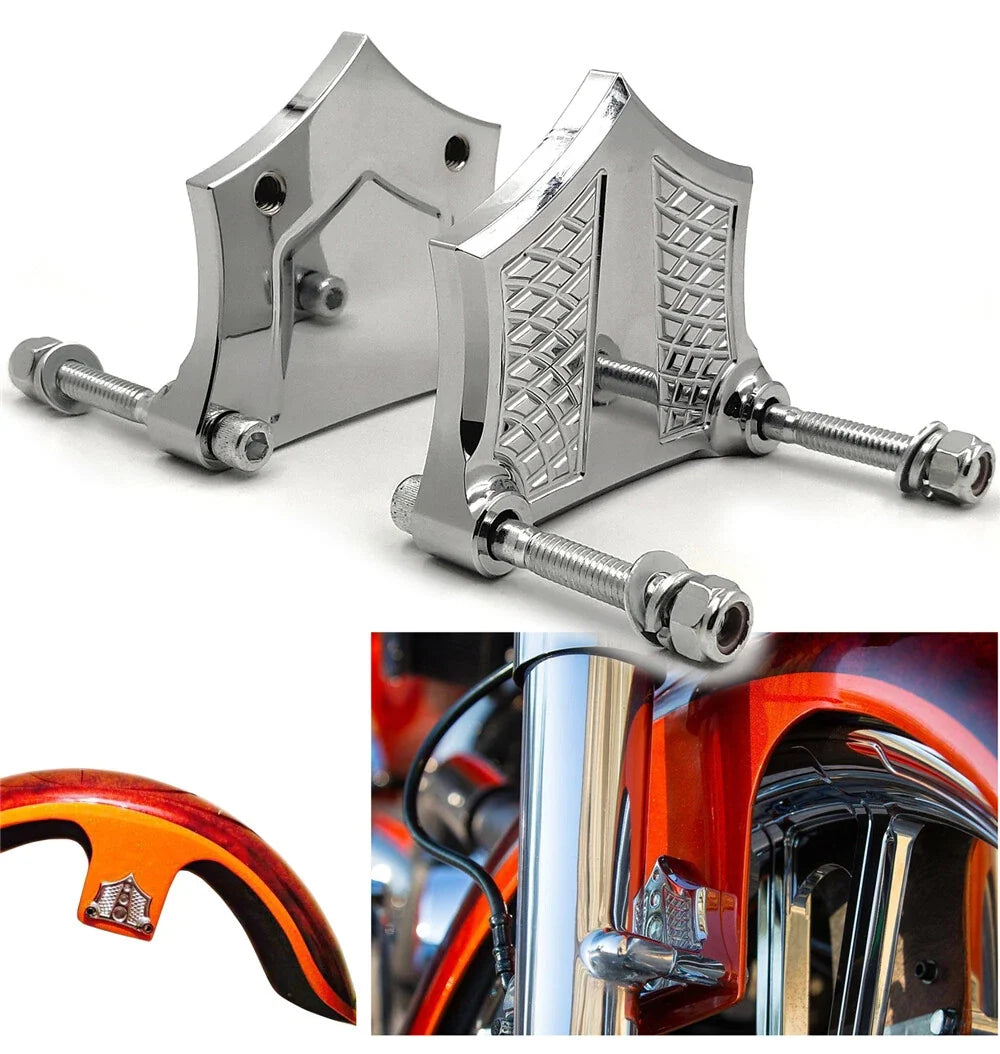 0.64" Spacers for Front Fender Brackets on Harley Touring 2014–2019