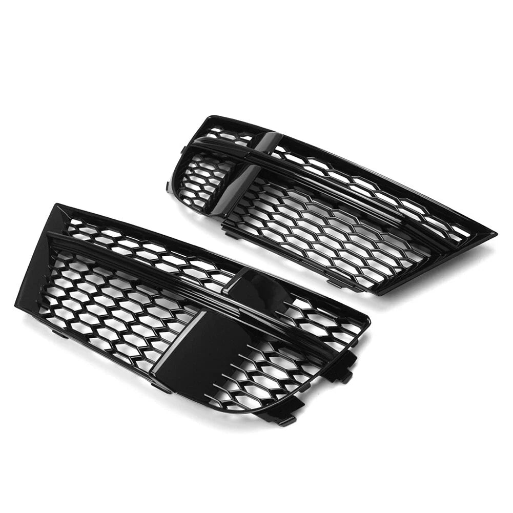 Honeycomb Open Mesh Front Fog Light Grille for Audi A3 S3 2013-2020