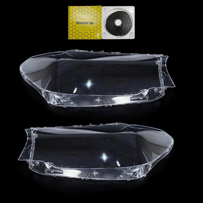 Headlight Lens Cover Pair - Clear for BMW 5 Series G30 G31 G38 2016-2020