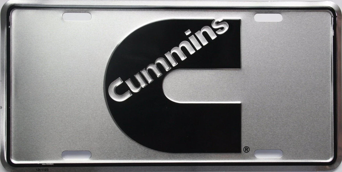 Cummins License Plate Emblem for Ram Truck (Dually, Diesel)