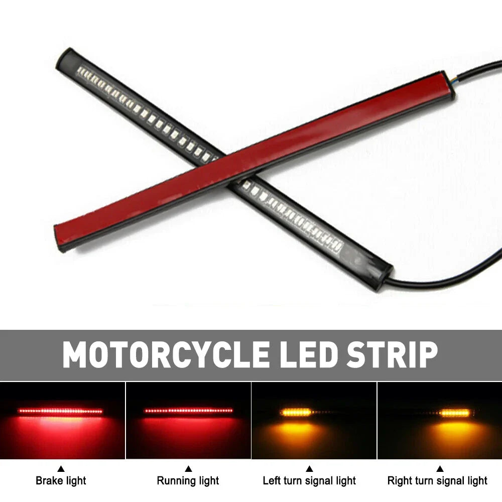 Fork Turn Signal Light Strip - LED for Universal Motorcycles