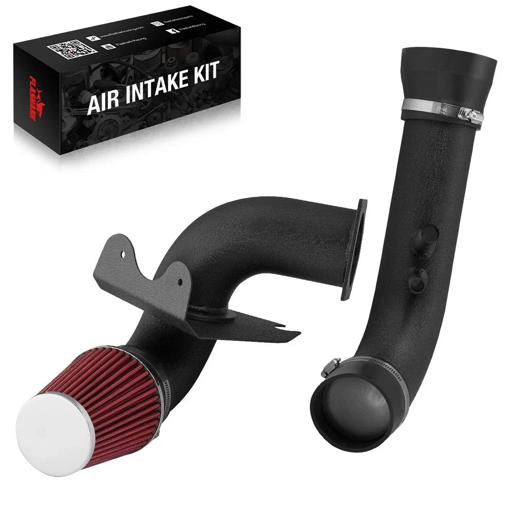 Red Power Flow Hose Cold Air Intake Kit for Ford Mustang 4.6L V8 (1996-2004)