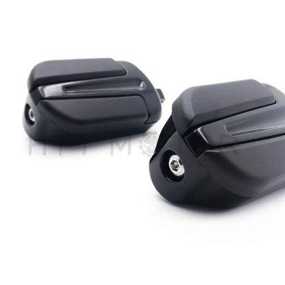 Black Foot Pegs Set for Harley Softail Slim FLS/FLSS (1984-2017)