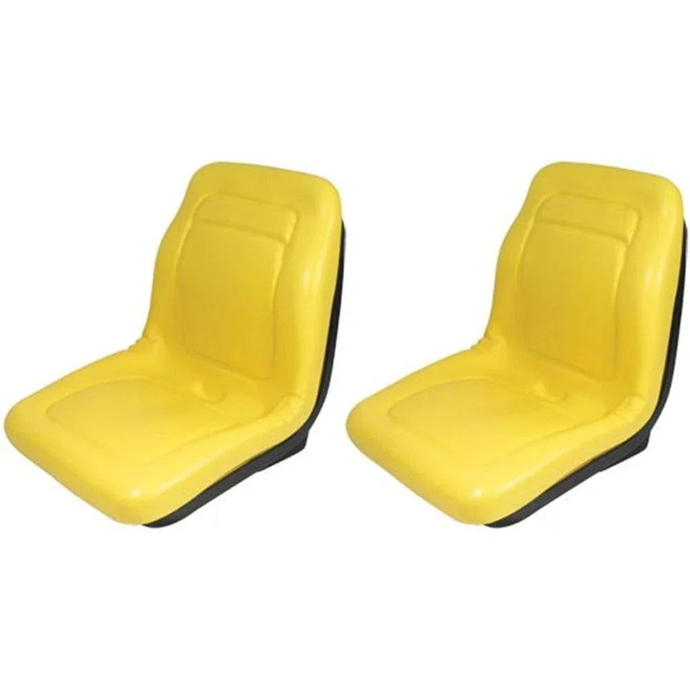 2 High Back Seats for John Deere Gator E, CS, CX, 4x4, Trail, HPX, TE