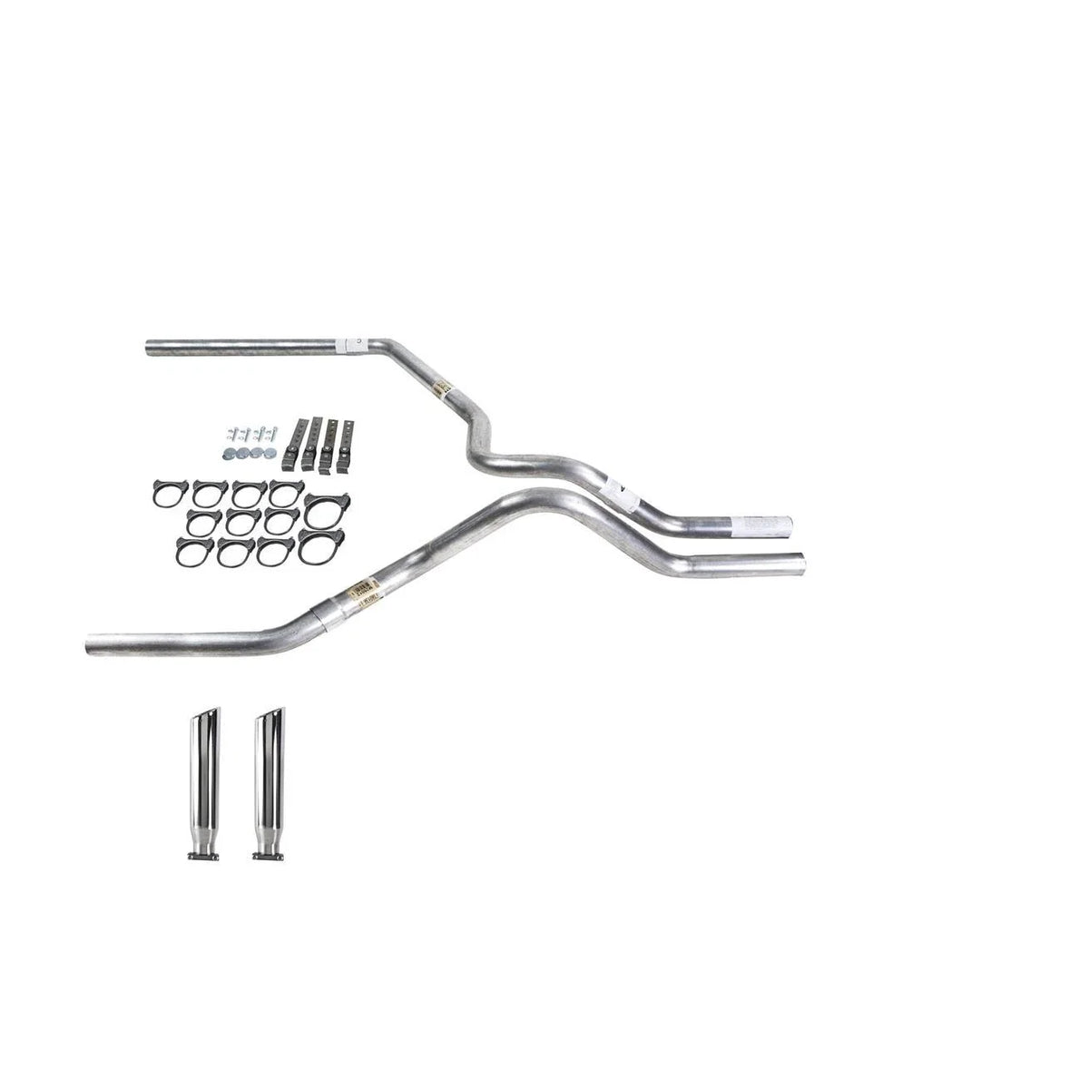 Dual Exhaust Pipe for Silverado 1999–2006 (2.5" No Muffler RC Tip)