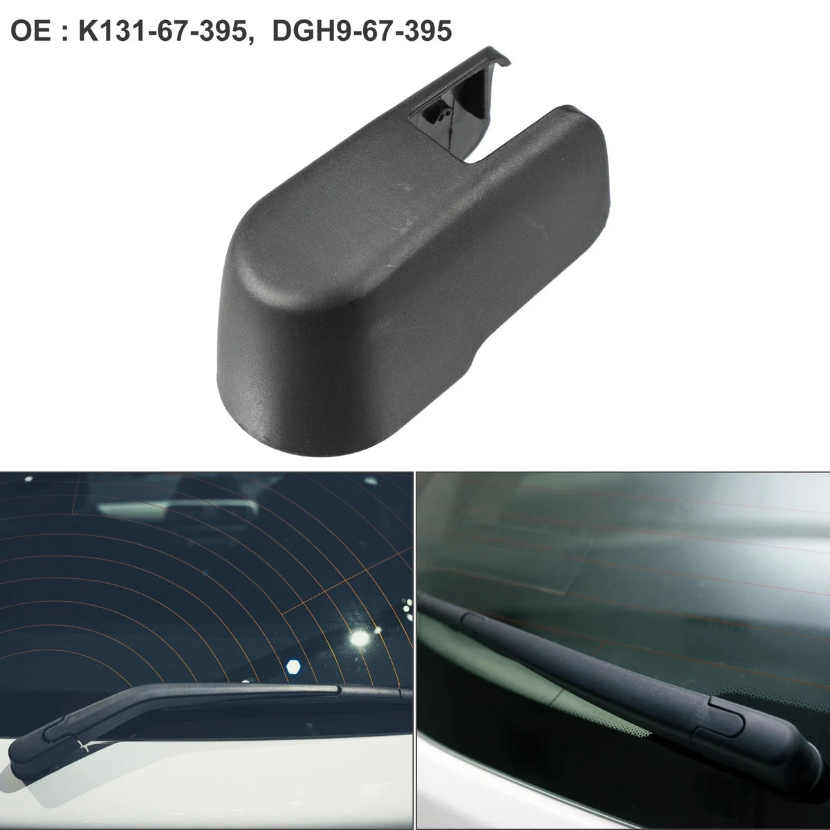 Rear Windshield Wiper Arm Cover Cap for Mazda CX-30 (2020–2021) K131-67-395