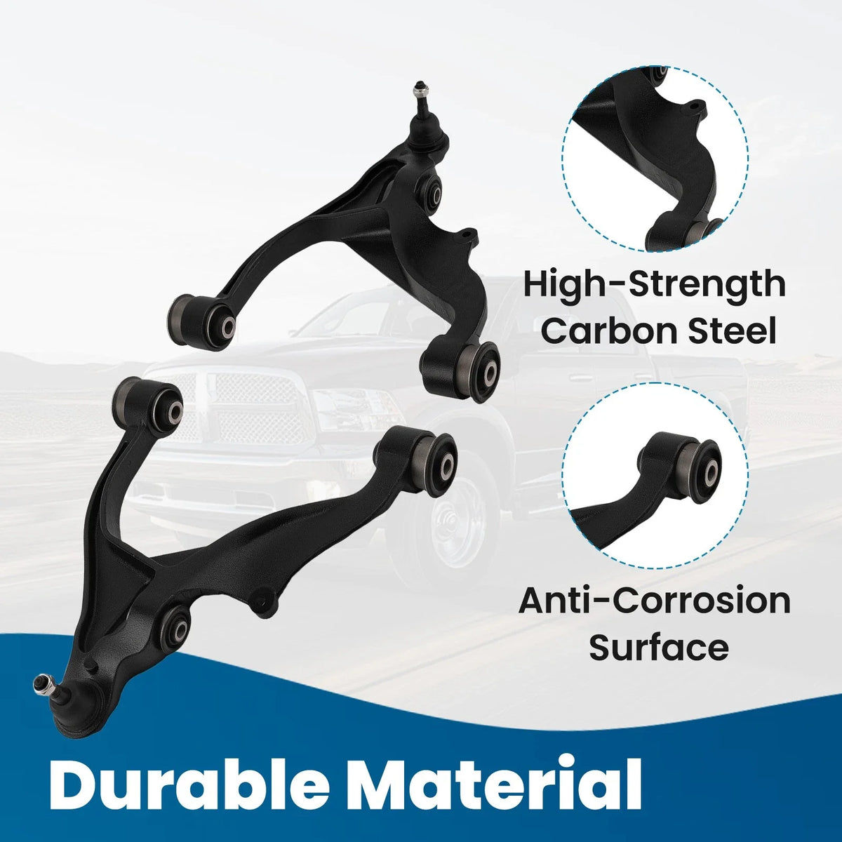 Front Lower Control Arm Ball Joint for 4WD Dodge Ram 1500 (2006-2018)