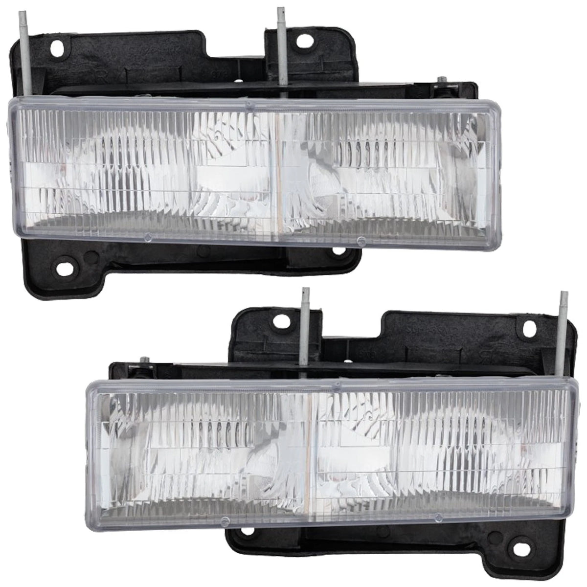 Headlight Pair for GMC Yukon (1992–1999) CAPA Composite