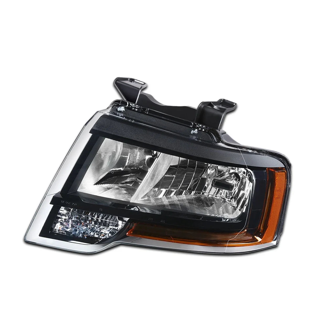 Driver Side Headlight Lamp for Ford Expedition (2015–2017) Black Housing