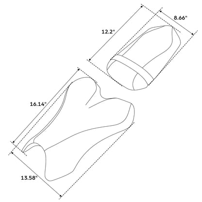 Rider Driver & Passenger Seat for Yamaha YZF R1 (2004–2006)
