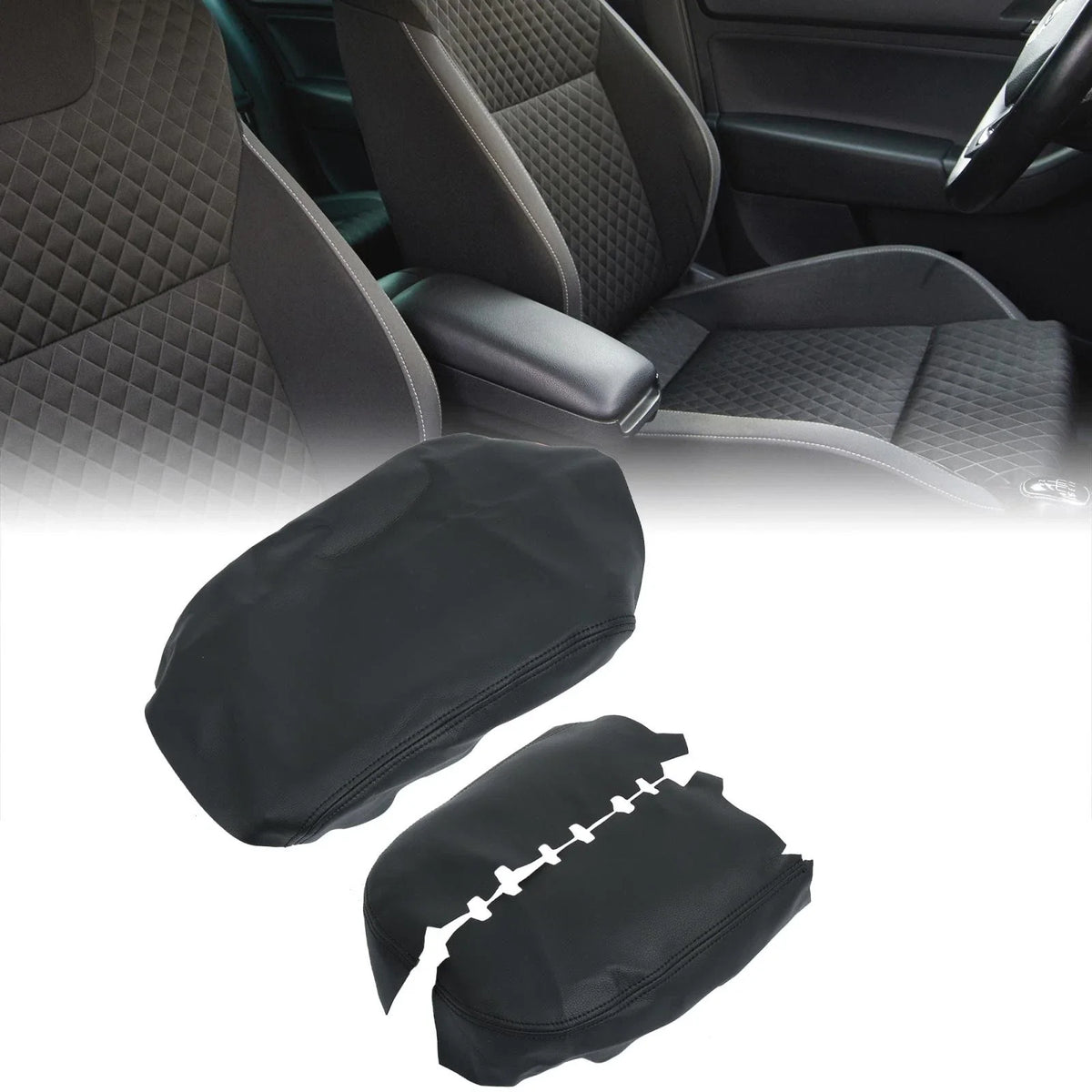 Set of 1 Center Console Armrest Cover Pad for Honda Pilot (2009–2015)