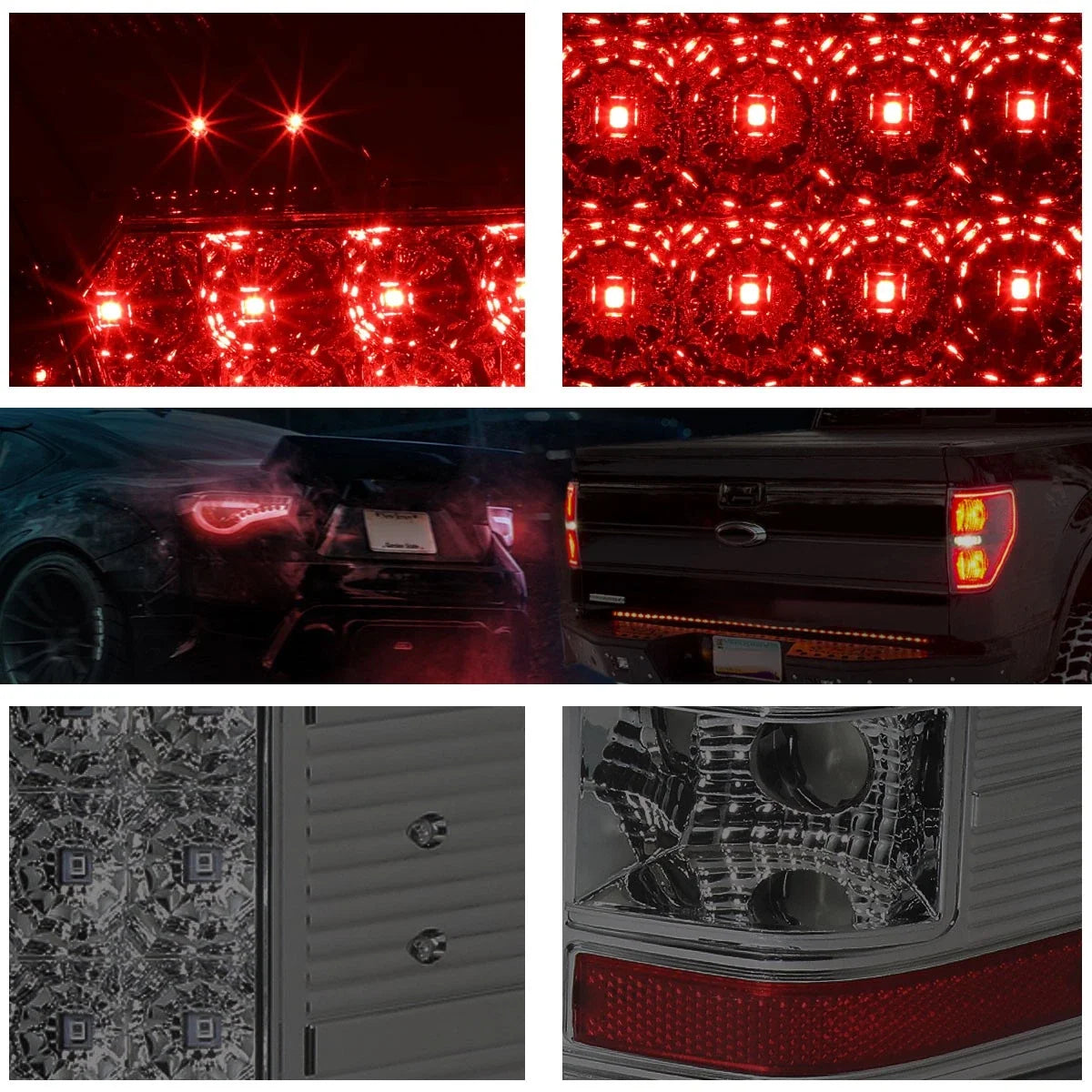 Full LED Tail Light - Smoked Finish for Chevy Silverado (2007–2014)